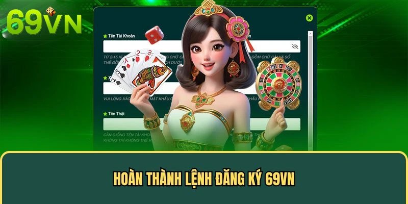Hoàn thành lệnh đăng ký